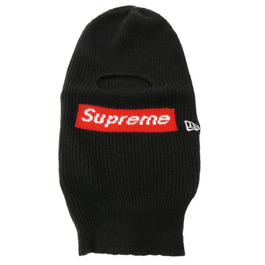 Supreme シュプリーム 21AW × New Era Box Logo Balaclava ニューエラ ボックス ロゴ バラクラバ ネックウォーマー ブラック系【美品】【中古】