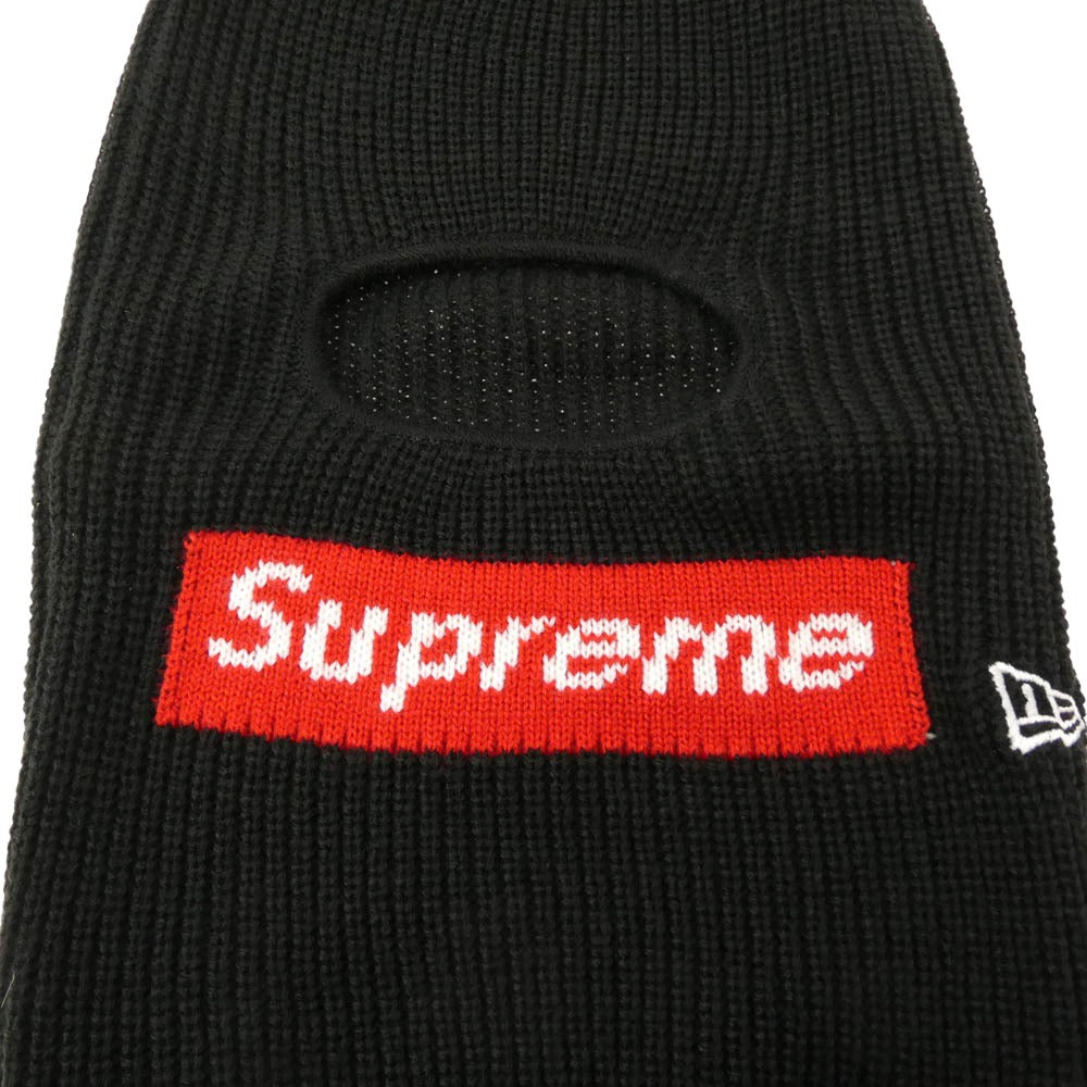 Supreme シュプリーム 21AW × New Era Box Logo Balaclava ニューエラ ボックス ロゴ バラクラバ ネックウォーマー ブラック系【美品】【中古】