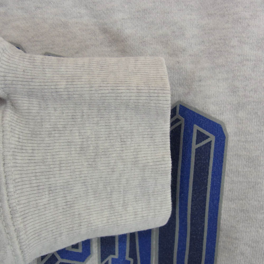 COOTIE クーティー PRINT PULLOVER PARKA COLLEGE ロゴ カレッジ プリント プルオーバー スウェット パーカー グレー系 M【中古】
