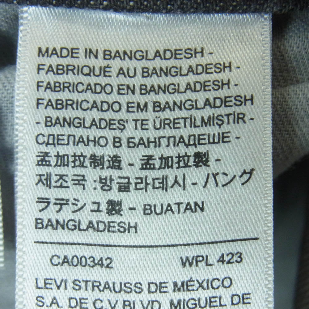 Levi's リーバイス PC9-A4298-0004 SKATE SUPER BAGGY OUT RINSE スケーター スーパー バギー ブラック デニム パンツ グレー系 W31 L32【中古】