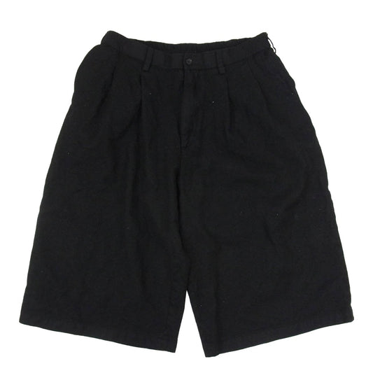 COOTIE クーティー ウール カシミヤ混 7分丈 イージー タック パンツ ブラック系 M【中古】