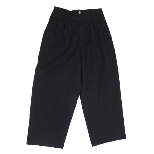 アンバーグリーム 1151131111 Concho Tapered Slacks コンチョ テーパード スラックス パンツ ブラック系 M/L【中古】