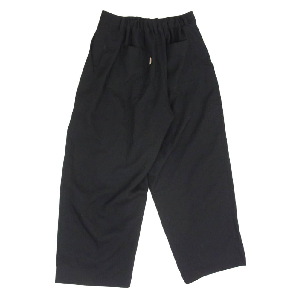 アンバーグリーム 1151131111 Concho Tapered Slacks コンチョ テーパード スラックス パンツ ブラック系 M/L【中古】