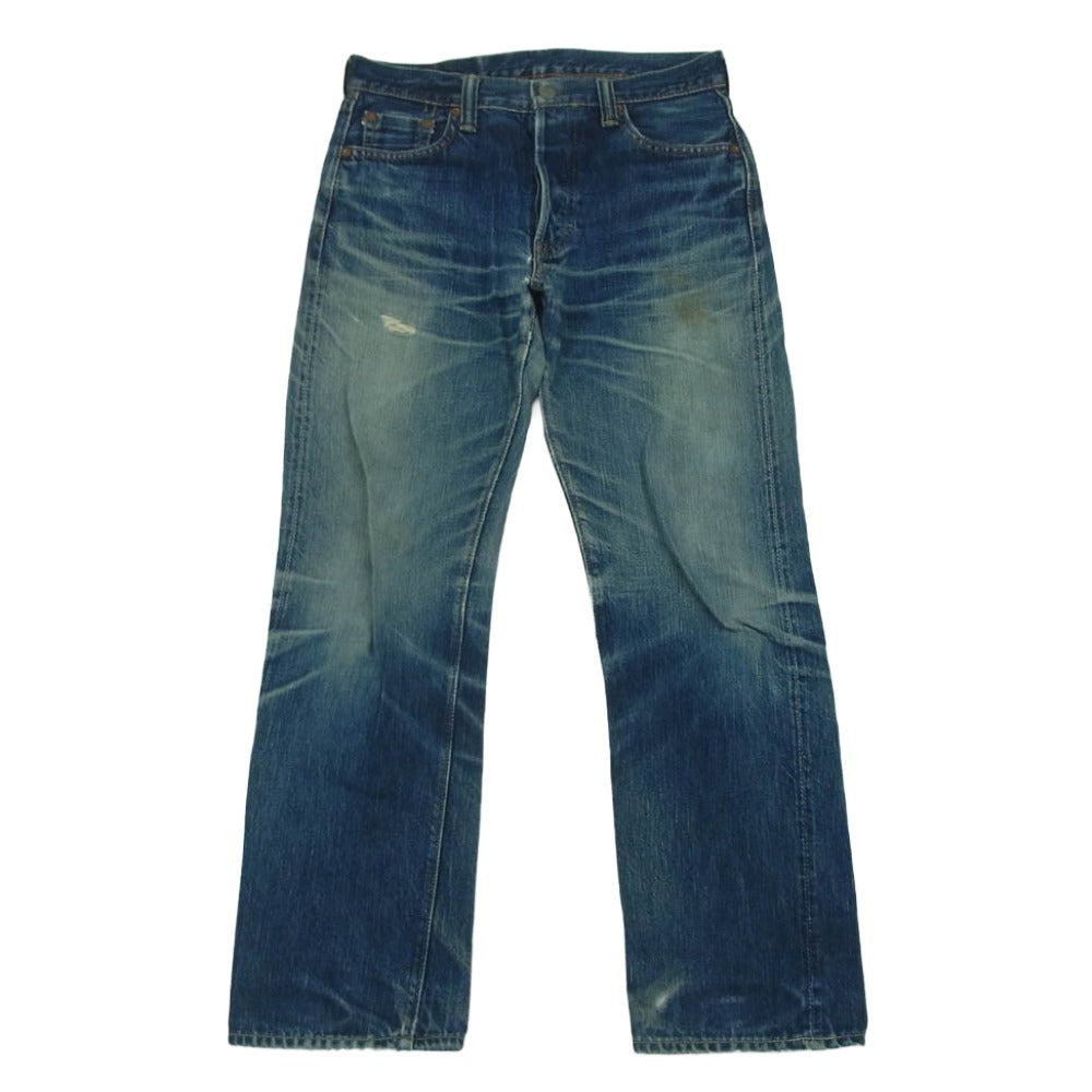 FULLCOUNT フルカウント Lot1108 Slim Straight Denim 13.7oz ジンバブエコットン スリム ストレート セルビッチ デニム パンツ インディゴブルー系 29【中古】