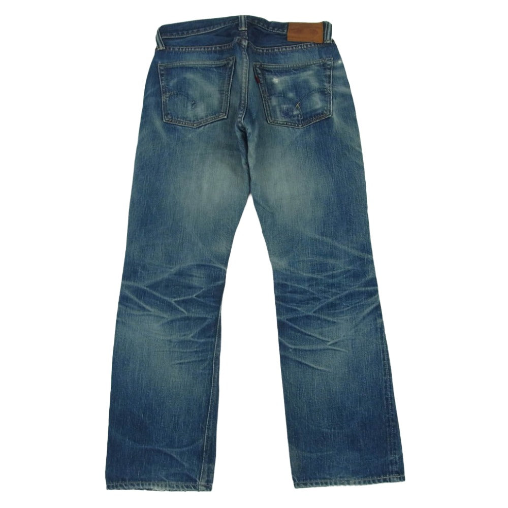 FULLCOUNT フルカウント Lot1108 Slim Straight Denim 13.7oz ジンバブエコットン スリム ストレート セルビッチ デニム パンツ インディゴブルー系 29【中古】