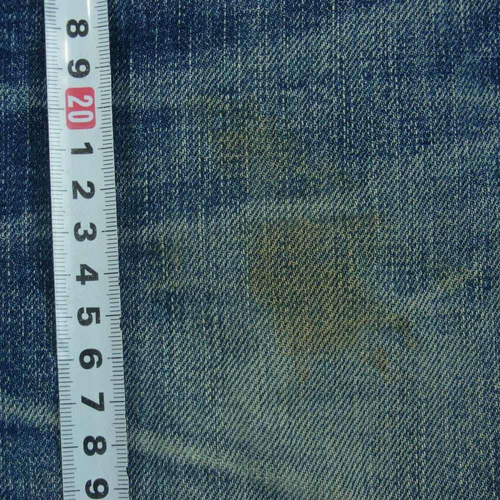 FULLCOUNT フルカウント Lot1108 Slim Straight Denim 13.7oz ジンバブエコットン スリム ストレート セルビッチ デニム パンツ インディゴブルー系 29【中古】