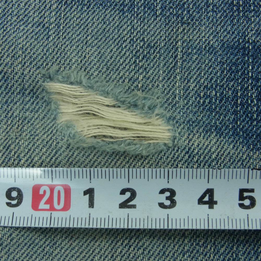 FULLCOUNT フルカウント Lot1108 Slim Straight Denim 13.7oz ジンバブエコットン スリム ストレート セルビッチ デニム パンツ インディゴブルー系 29【中古】