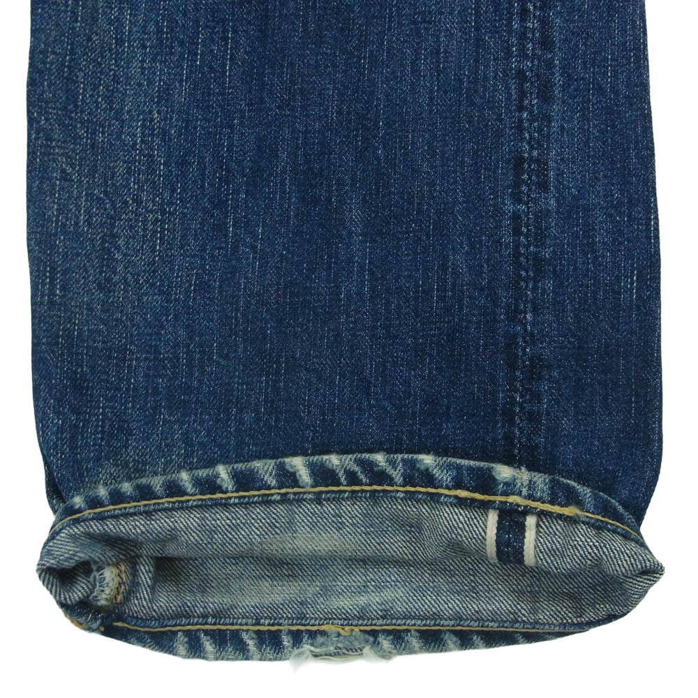 FULLCOUNT フルカウント Lot1108 Slim Straight Denim 13.7oz ジンバブエコットン スリム ストレート セルビッチ デニム パンツ インディゴブルー系 29【中古】