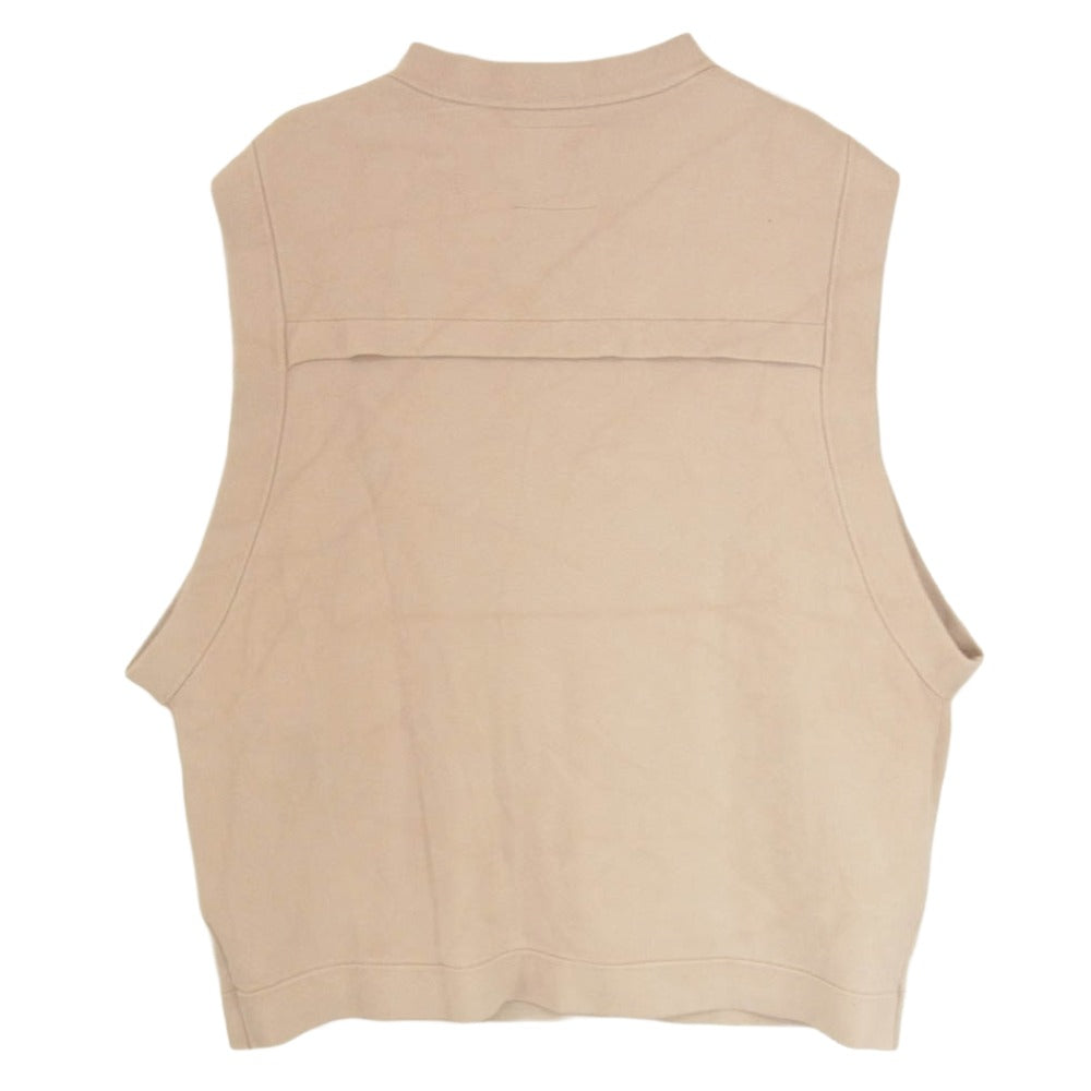 アンバーグリーム 1174141313 × VOO Fisherman Knit Vest レーヨン痕 フィッシャーマンニット ベスト ベージュ系 FREE【中古】