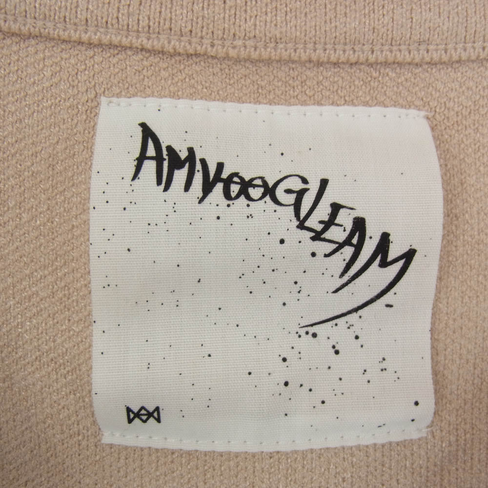 アンバーグリーム 1174141313 × VOO Fisherman Knit Vest レーヨン痕 フィッシャーマンニット ベスト ベージュ系 FREE【中古】