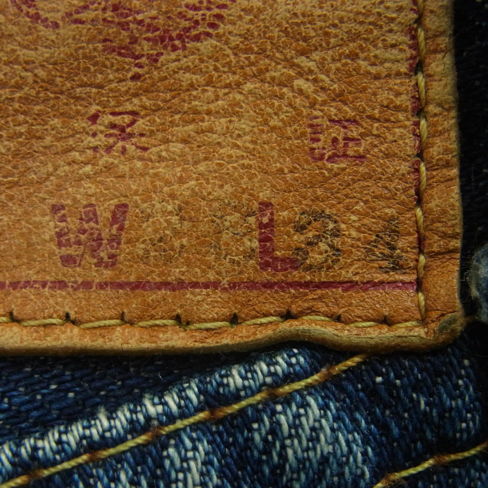 FULLCOUNT フルカウント Lot1101 13.7oz STRAIGHT ボタンフライ ストレート デニム 日本製 インディゴブルー系 L34【中古】