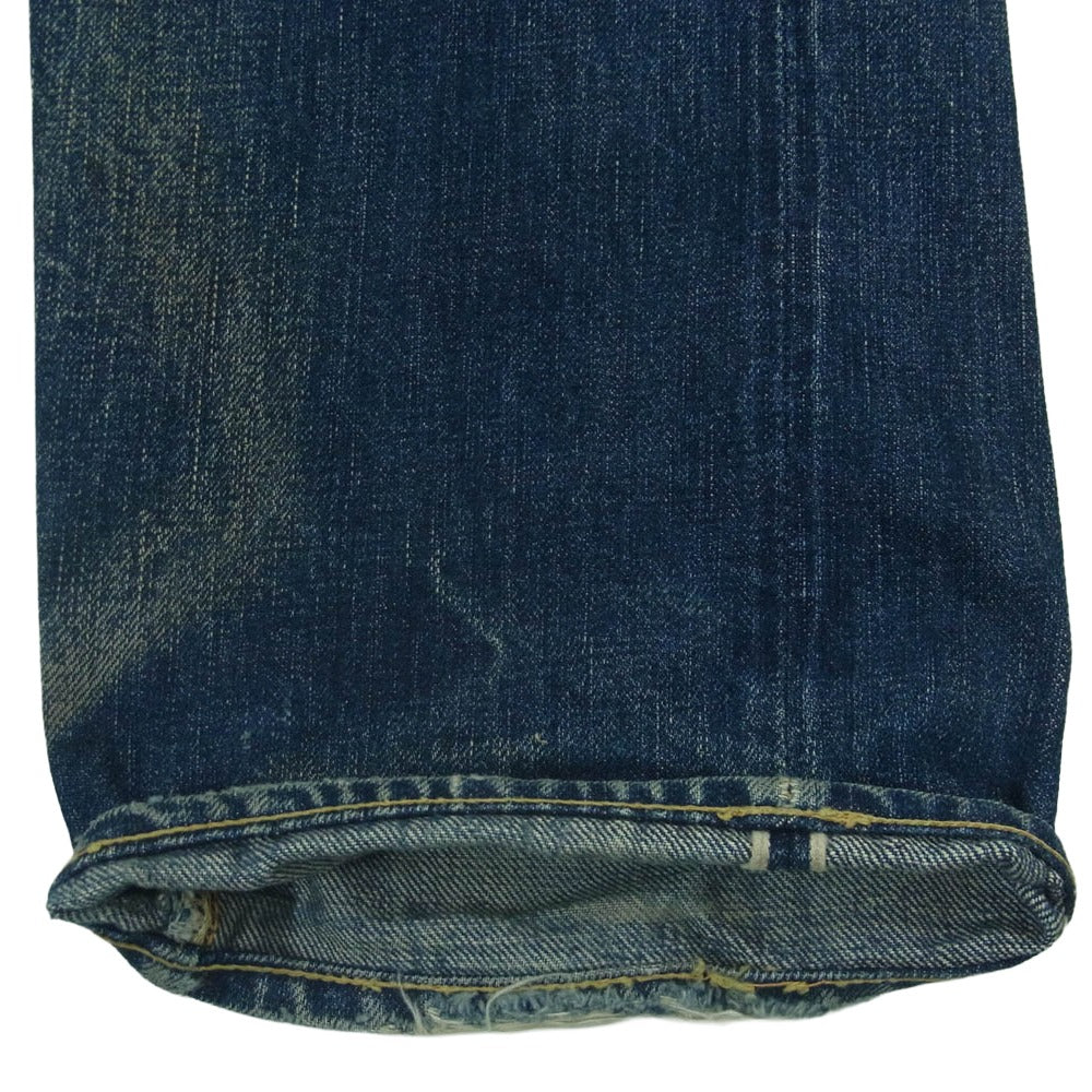 FULLCOUNT フルカウント Lot1101 13.7oz STRAIGHT ボタンフライ ストレート デニム 日本製 インディゴブルー系 L34【中古】