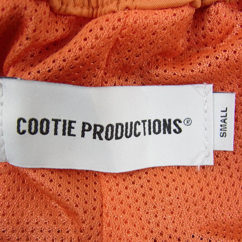 COOTIE クーティー 24SS CTE-24S127 Polyester Twill 2 Tuck Track Pants ポリエステルツイル 2タック イージー トラック パンツ オレンジ系 S【中古】
