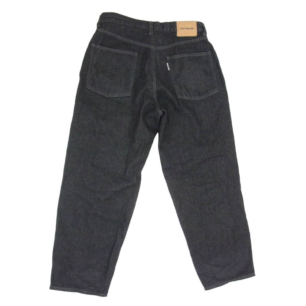 COOTIE クーティー 23SS CTE-23S110 Black Fade 12.5oz 5 POCKET BAGGY DENIM PANTS ワイドシルエット５ポケット バギー ブラック デニム パンツ ブラック系 M【中古】
