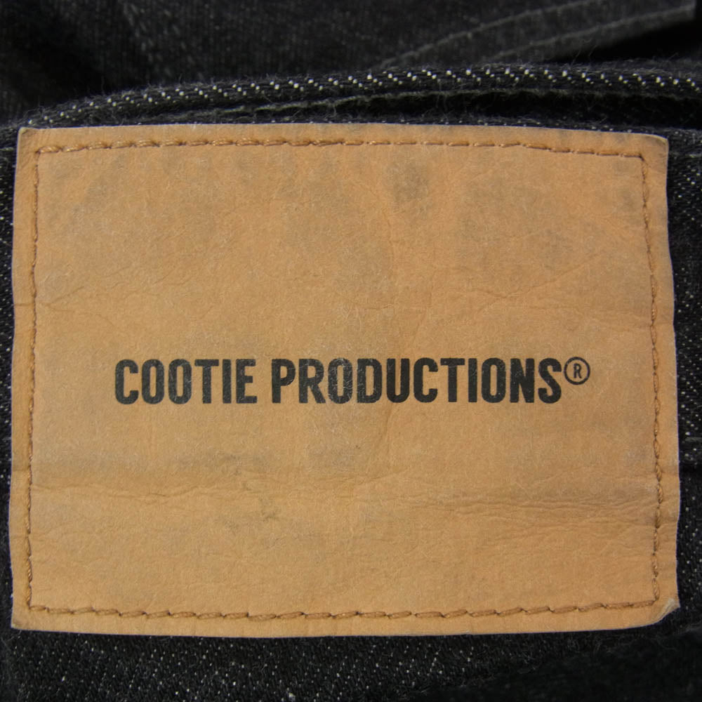 COOTIE クーティー 23SS CTE-23S110 Black Fade 12.5oz 5 POCKET BAGGY DENIM PANTS ワイドシルエット５ポケット バギー ブラック デニム パンツ ブラック系 M【中古】