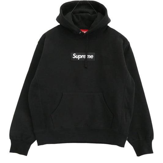Supreme シュプリーム 25AW Box logo hooded sweatshirt ボックスロゴ フーデッド スウェットシャツ フーディー パーカー ブラック系 S【極上美品】【中古】