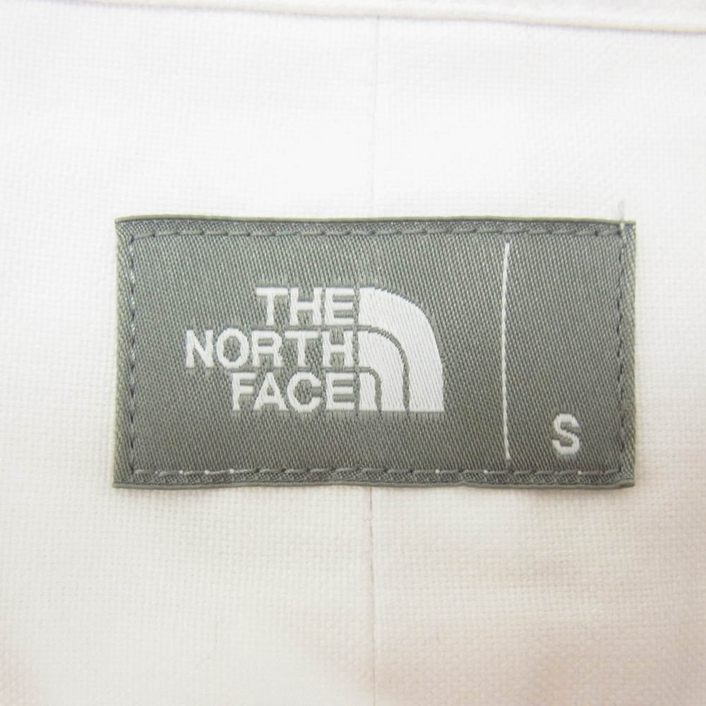 THE NORTH FACE ノースフェイス NR12450 HALF DOME SH ハーフドーム ボタンダウン ロングスリーブ 長袖 シャツ ホワイト系 S【中古】