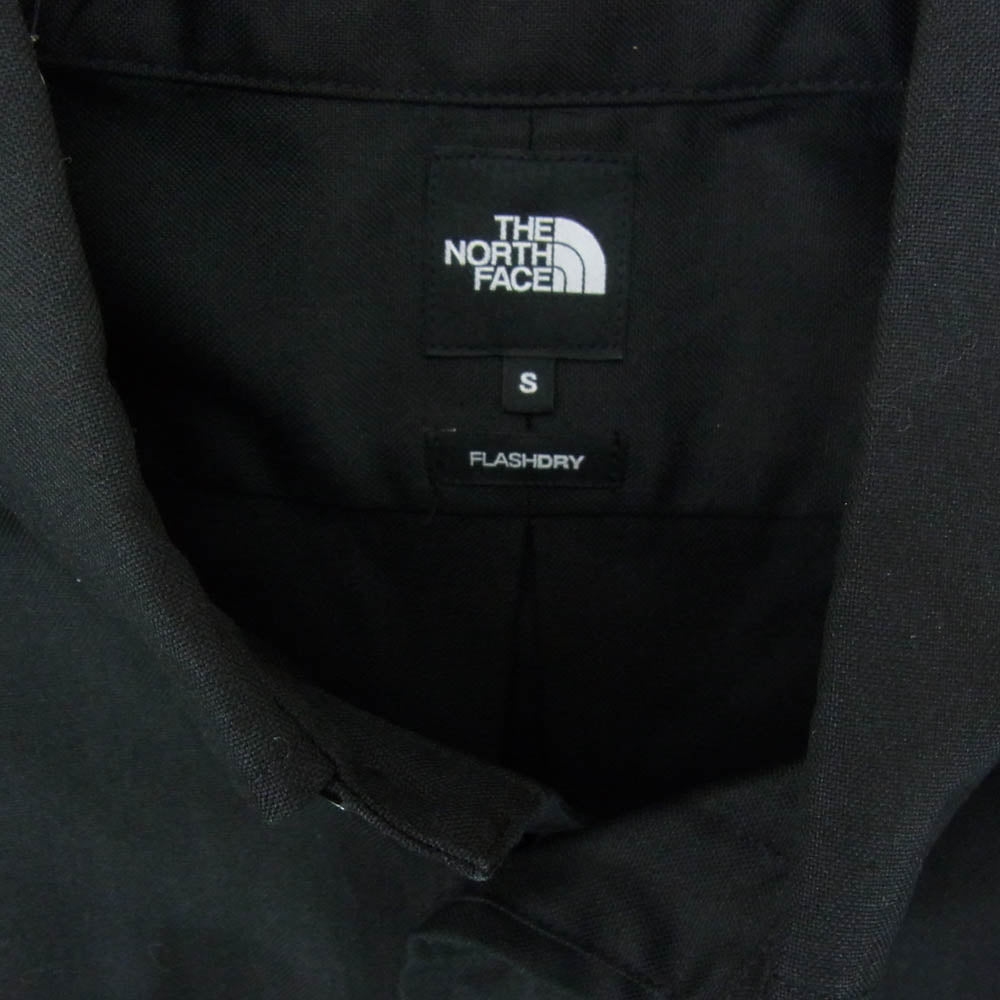 THE NORTH FACE ノースフェイス NR12450 HALF DOME SH ハーフドーム ボタンダウン ロングスリーブ 長袖 シャツ ブラック系 S【中古】