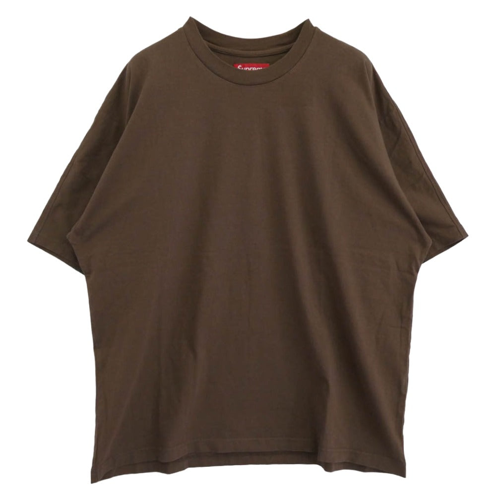 Supreme シュプリーム Intarsia S/S Top インターシャ エスエス トップ Tシャツ ブラウン ブラウン系 M【極上美品】【中古】