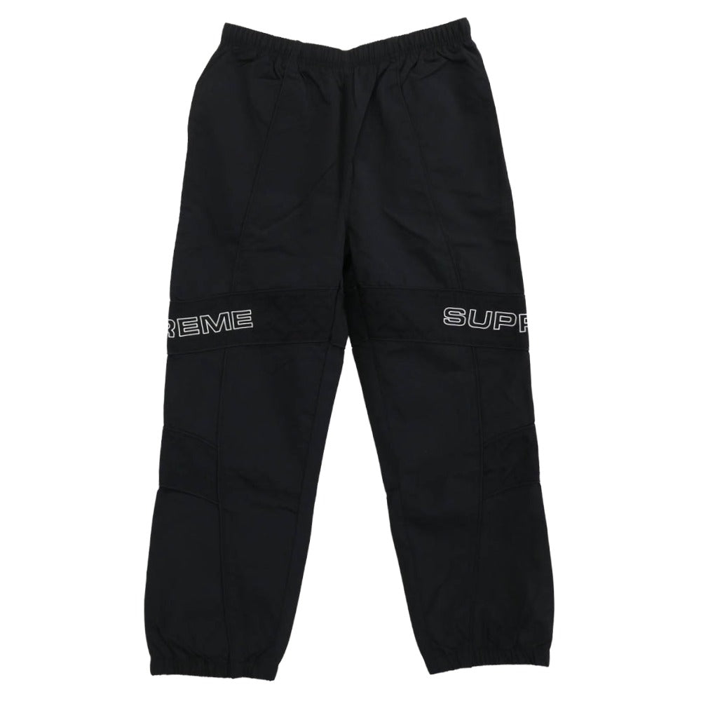 Supreme シュプリーム Jacquard Panel Track Pant ジャカード パネル トラック パンツ ブラック系 M【極上美品】【中古】