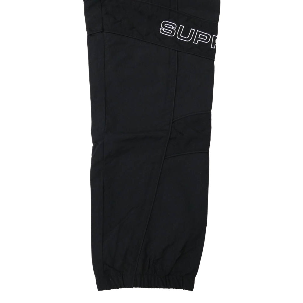 Supreme シュプリーム Jacquard Panel Track Pant ジャカード パネル トラック パンツ ブラック系 M【極上美品】【中古】