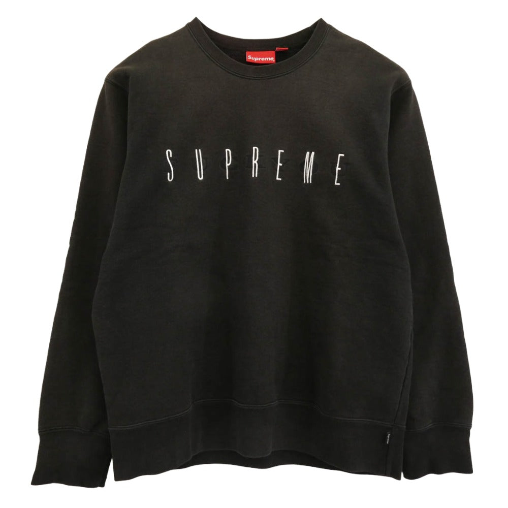 Supreme シュプリーム Fuck You Crewneck ファックユー クルーネック スウェット トレーナー ブラック ブラック系 L【美品】【中古】
