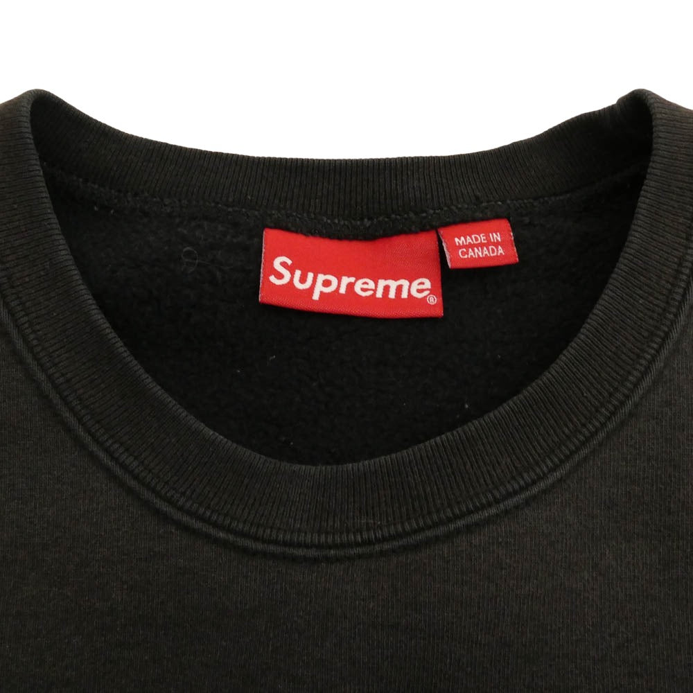Supreme シュプリーム Fuck You Crewneck ファックユー クルーネック スウェット トレーナー ブラック ブラック系 L【美品】【中古】