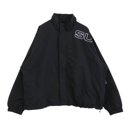Supreme シュプリーム Spellout Embroidered Track Jacket スペルアウト エンブロイダード トラック ジャケット ブラック系 L【極上美品】【中古】