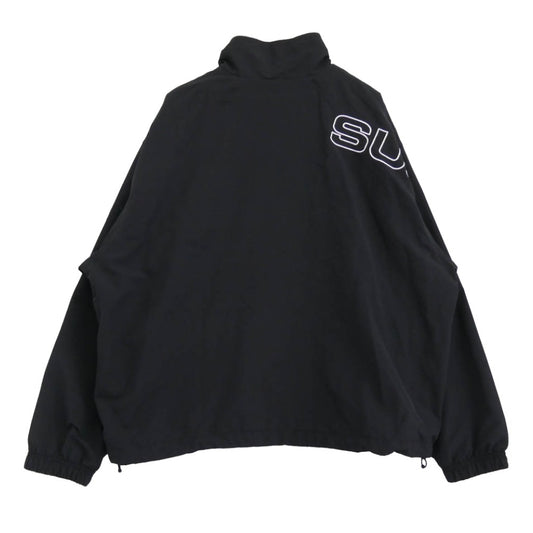 Supreme シュプリーム Spellout Embroidered Track Jacket スペルアウト エンブロイダード トラック ジャケット ブラック系 L【極上美品】【中古】