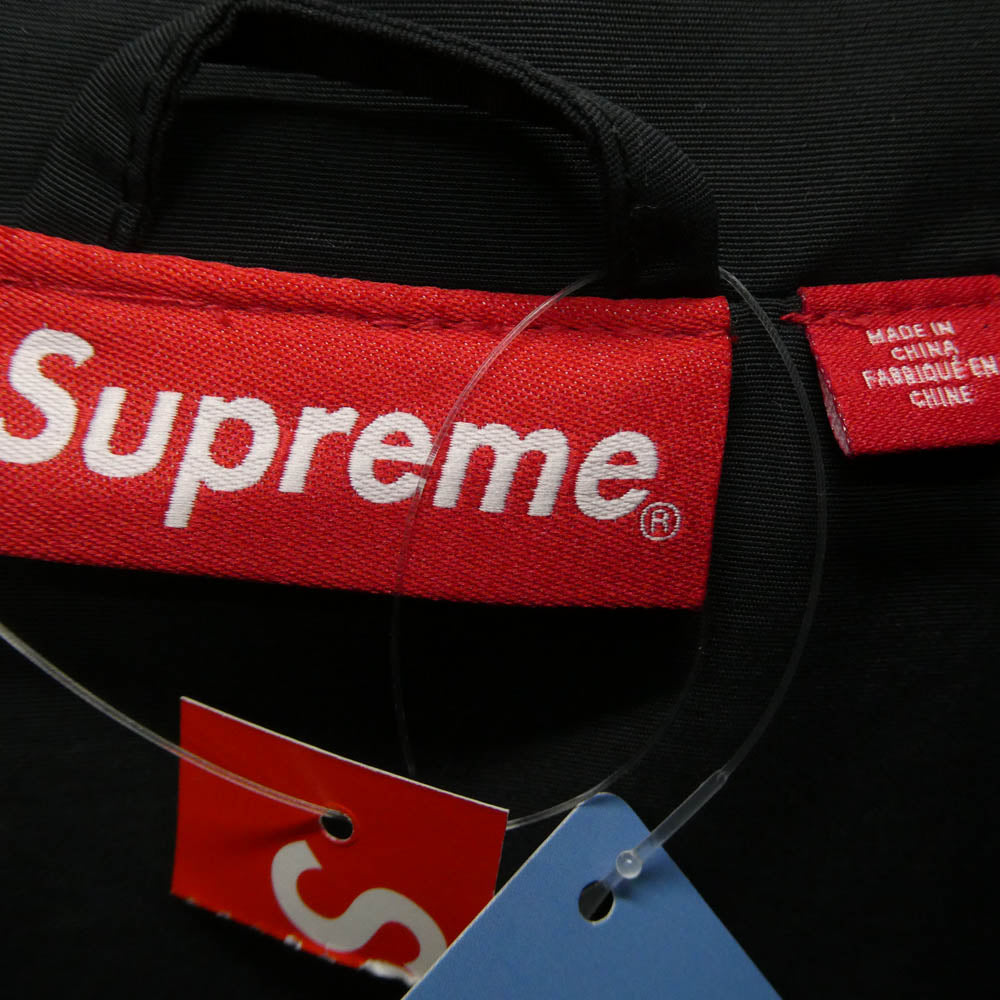 Supreme シュプリーム Spellout Embroidered Track Jacket スペルアウト エンブロイダード トラック ジャケット ブラック系 L【極上美品】【中古】