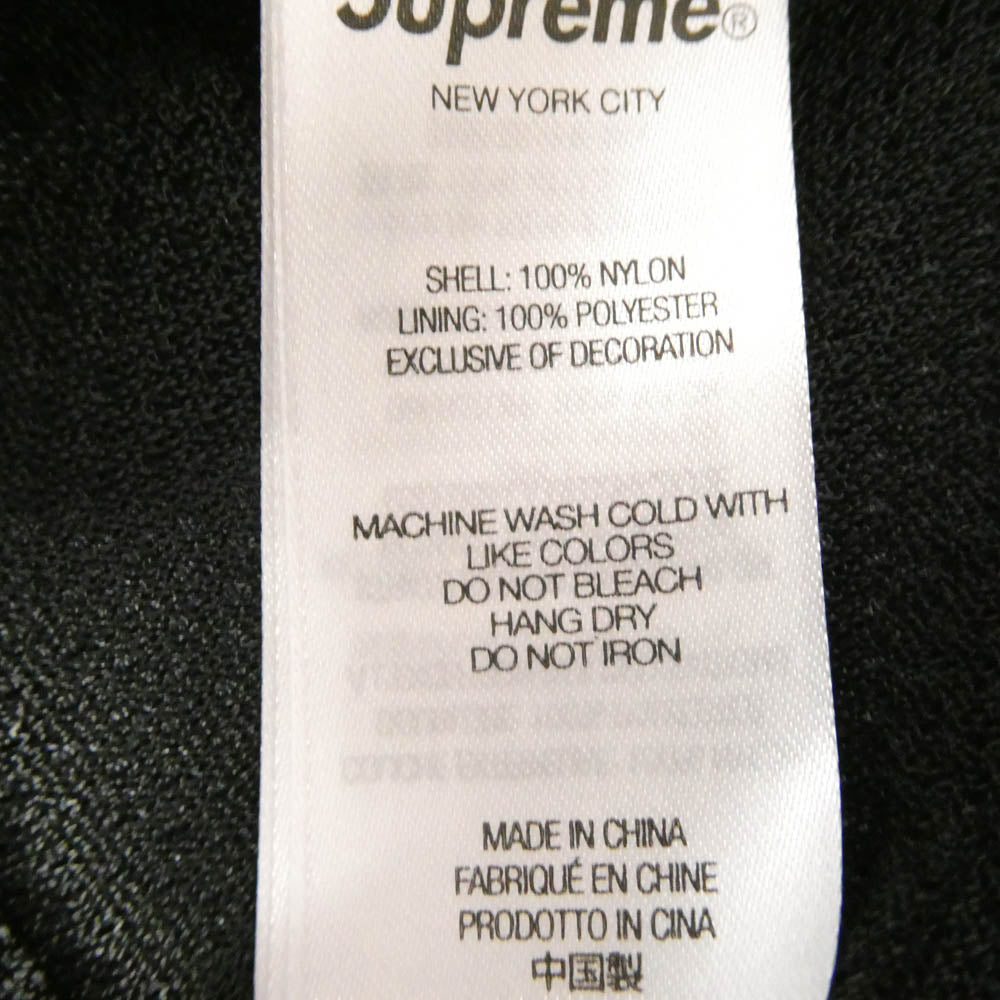 Supreme シュプリーム Spellout Embroidered Track Jacket スペルアウト エンブロイダード トラック ジャケット ブラック系 L【極上美品】【中古】