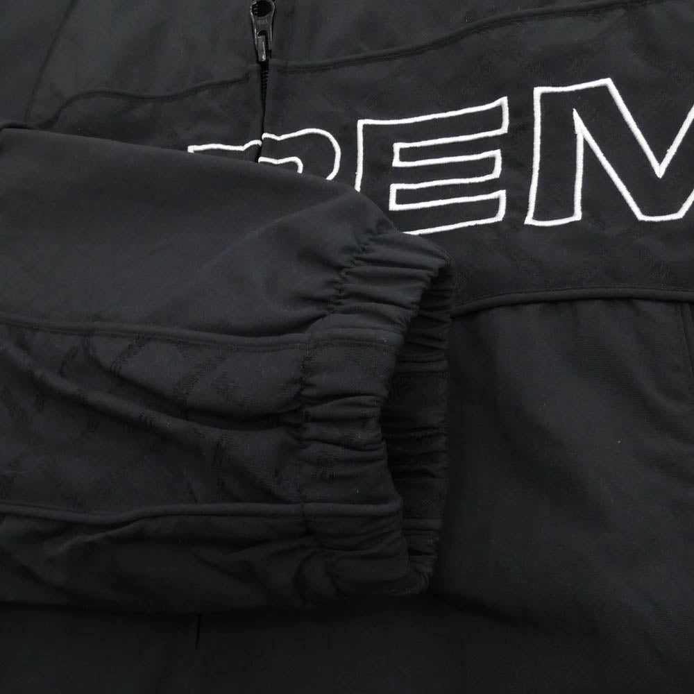 Supreme シュプリーム Jacquard Panel Track Jacket ジャカード パネル トラック ジャケット ブラック系 L【極上美品】【中古】