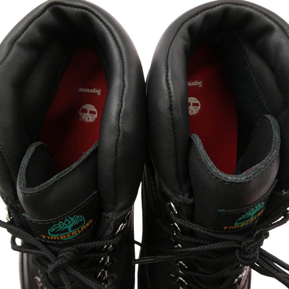 Supreme シュプリーム × Timberland FIELD BOOT GORE-TEX ティンバーランド ゴアテックス フィールド ブーツ ブラック系 30【極上美品】【中古】