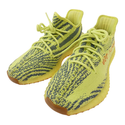 adidas アディダス B37572 YEEZY BOOST 350 V2 SEMIFROZEN イージー ブースト セミフローズン ローカット スニーカー グリーン系 26.0cm【中古】