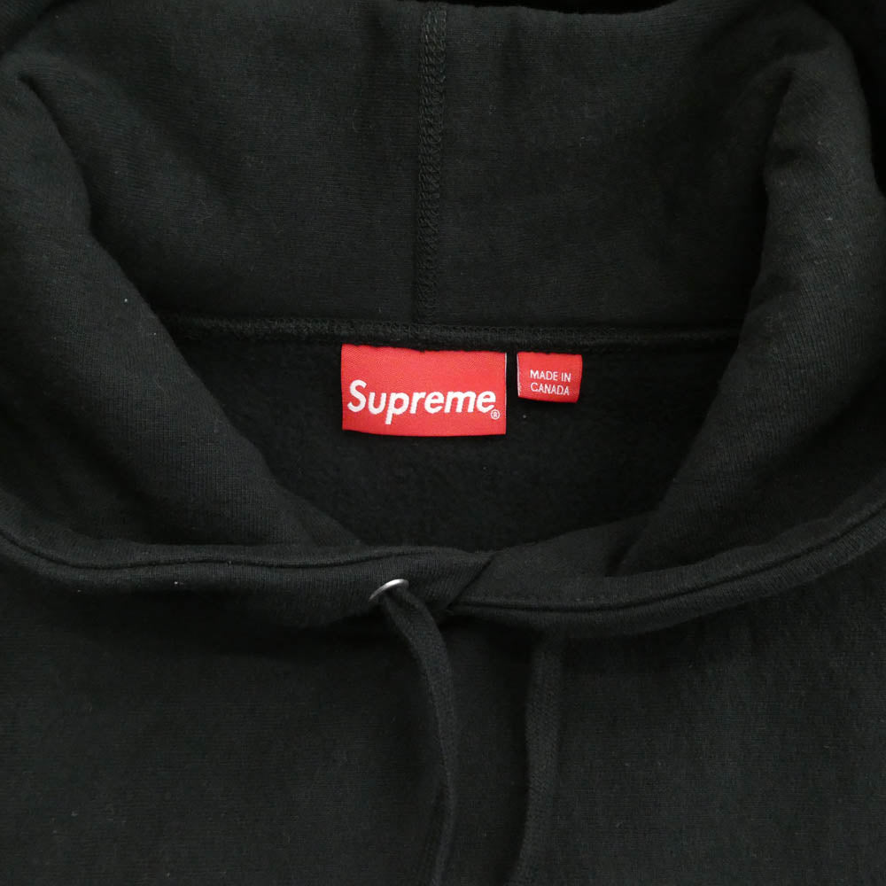 Supreme シュプリーム 21AW PEARL LOGO HOODED SWEATSHIRT パール ロゴ フーデッド スウェットシャツ パーカー ブラック系 S【中古】