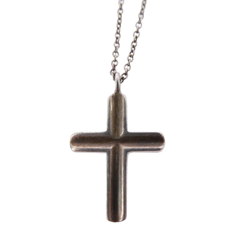 TIFFANY&Co. ティファニー SV925 コンケーブ クロス ネックレス シルバー系【中古】
