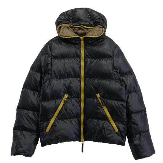 DUVETICA デュベティカ U.2250.00 DIONISIO ディオニシオ ジップ フード ダウン ジャケット ダークネイビー系 46【中古】