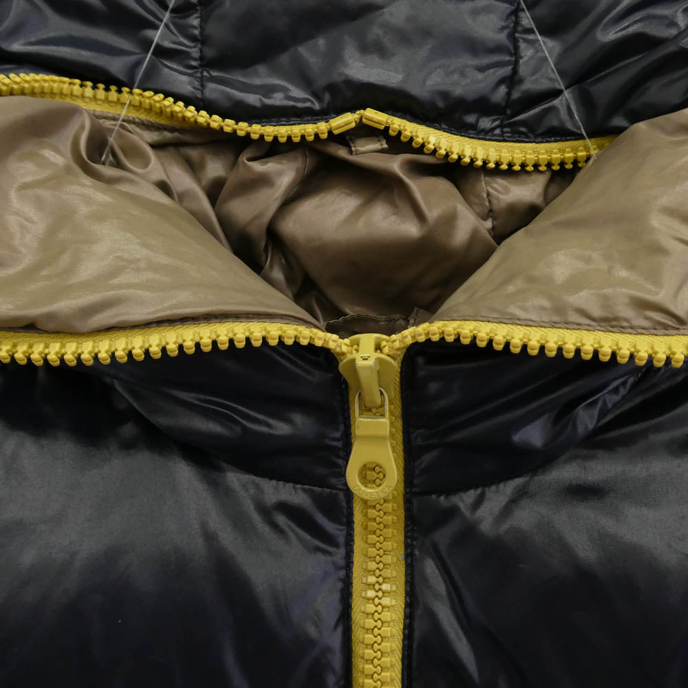 DUVETICA デュベティカ U.2250.00 DIONISIO ディオニシオ ジップ フード ダウン ジャケット ダークネイビー系 46【中古】