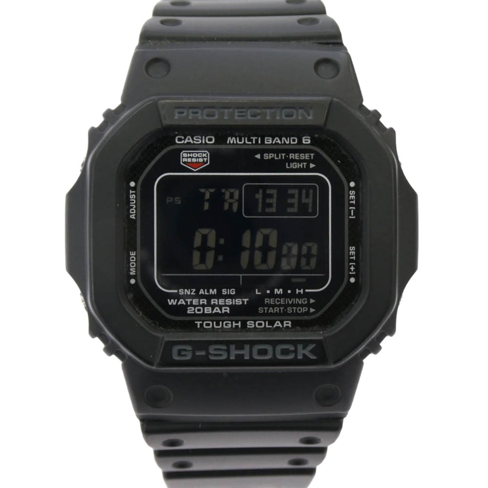 CASIO G-SHOCK カシオ ジーショック GW-M5610UBC-1JF 交換用メタルバンド付き 5600SERIES DIGITAL デジタル 時計 ウォッチ ブラック系【中古】