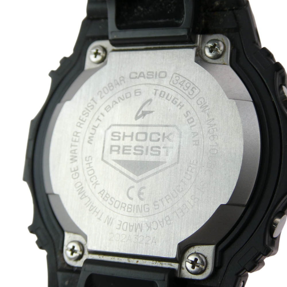 CASIO G-SHOCK カシオ ジーショック GW-M5610UBC-1JF 交換用メタルバンド付き 5600SERIES DIGITAL デジタル 時計 ウォッチ ブラック系【中古】