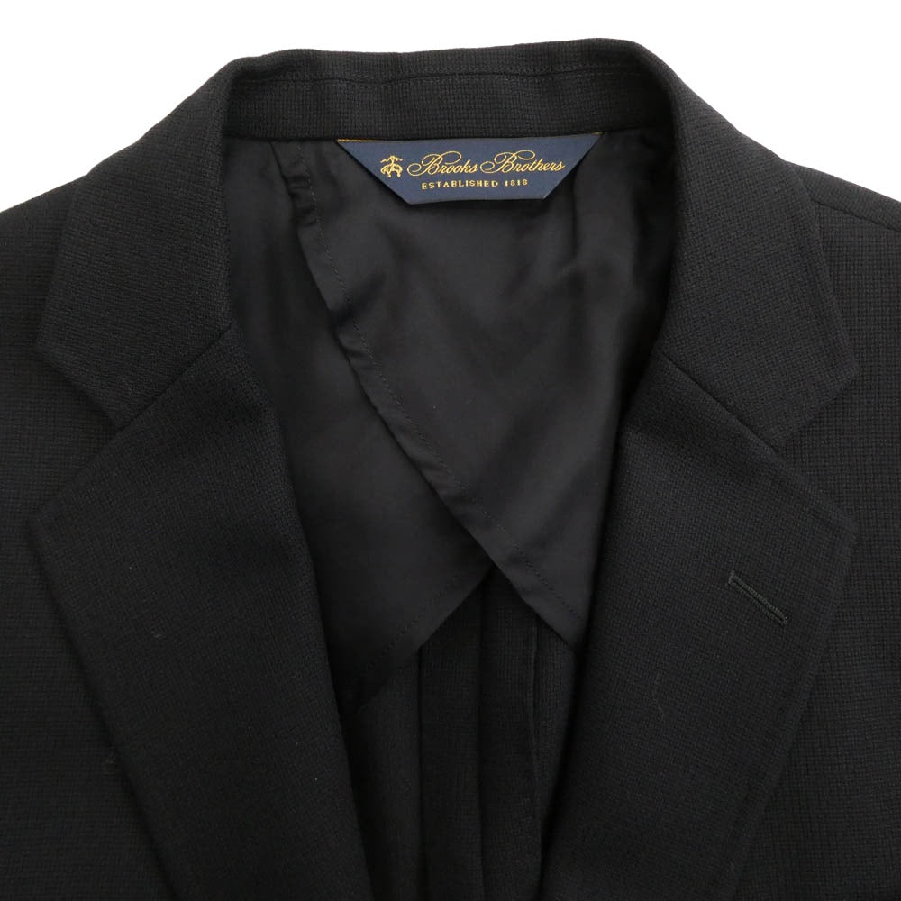 Brooks Brothers ブルックスブラザーズ モヘヤ混 2B テーラード ジャケット ダークネイビー系 44【中古】
