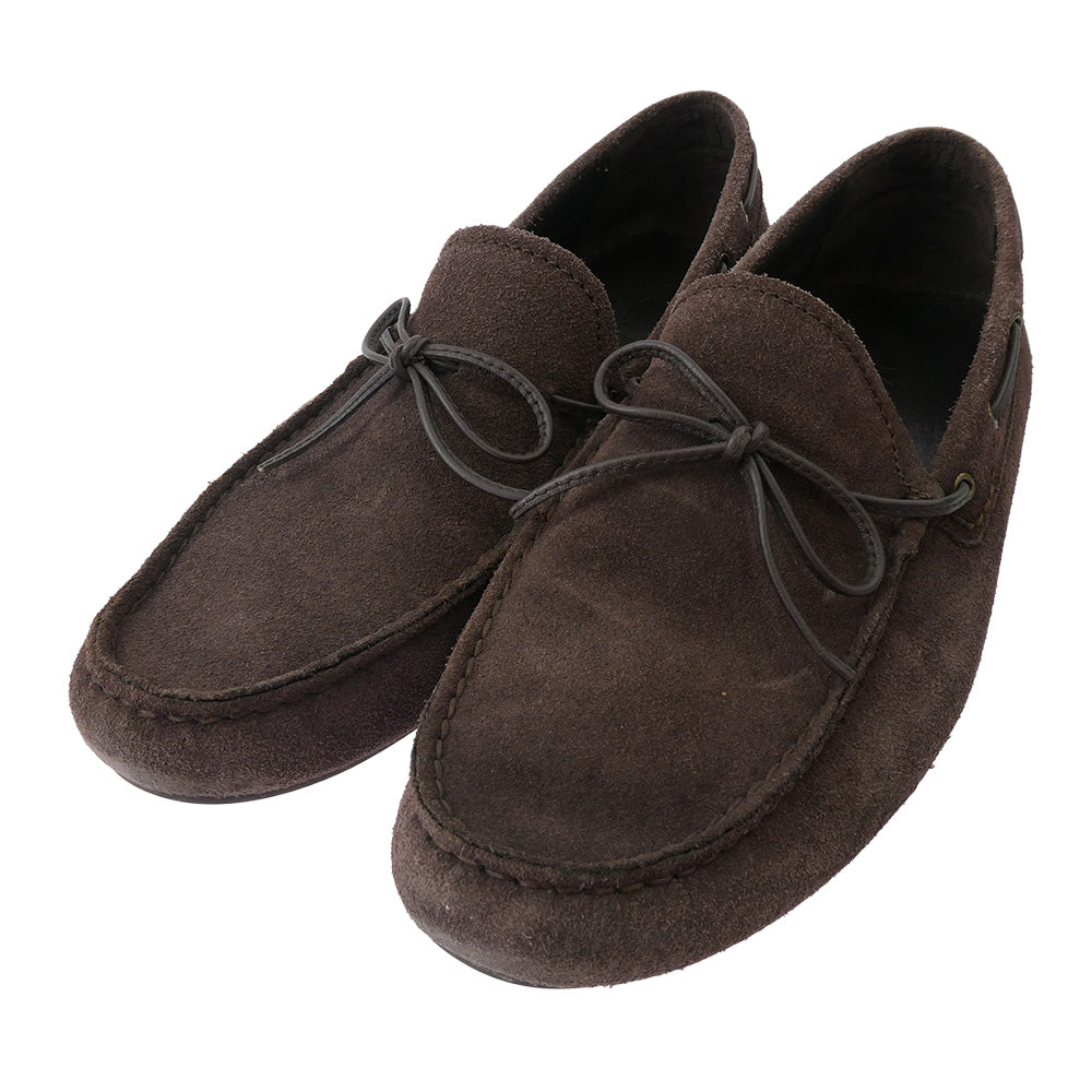 COACH コーチ Jasper ジャスパー スエード ドライビング シューズ ブラウン系 43【中古】