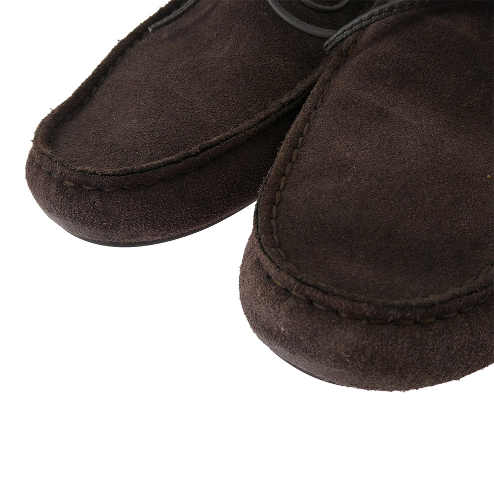 COACH コーチ Jasper ジャスパー スエード ドライビング シューズ ブラウン系 43【中古】