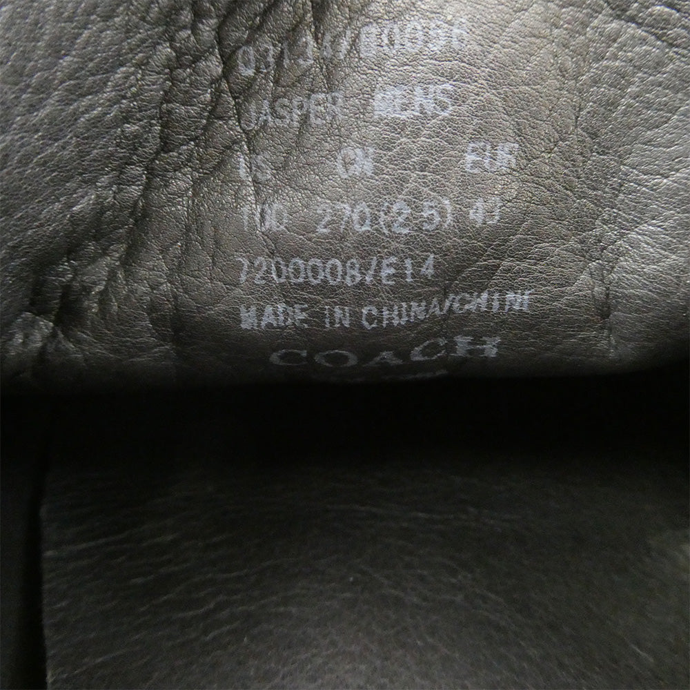 COACH コーチ Jasper ジャスパー スエード ドライビング シューズ ブラウン系 43【中古】