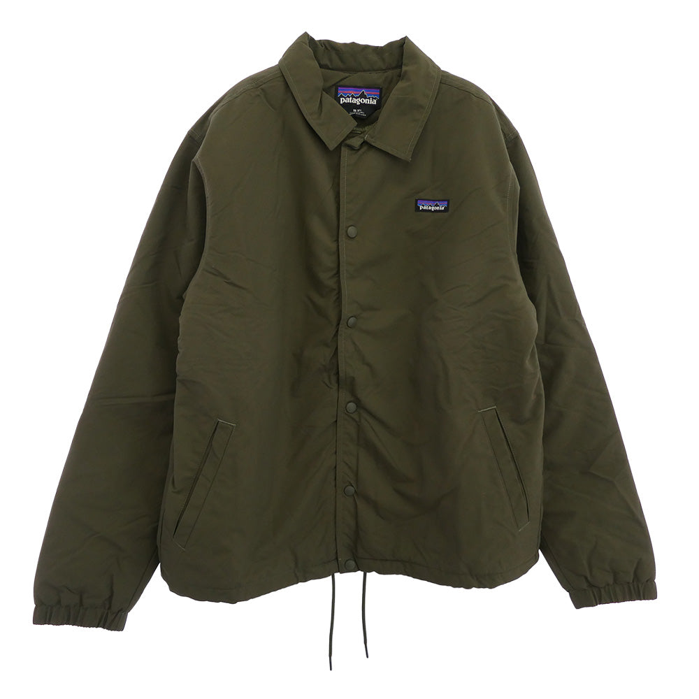 patagonia パタゴニア 23AW 20415 M'S LINED ISTMUS COACHES JKT 内ボア ラインド イスマス コーチ ジャケット ブルゾン カーキ系 M【中古】