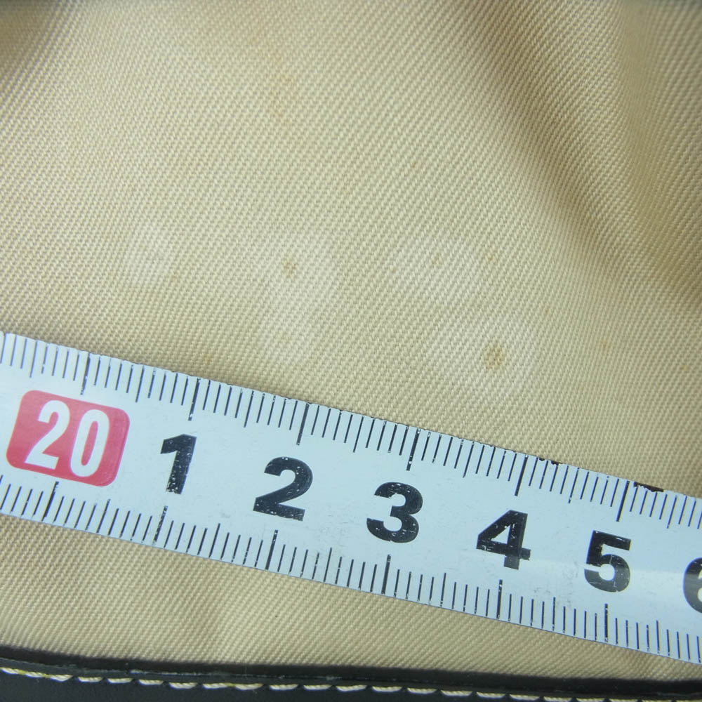 COACH コーチ BOK-7705 オールドコーチ レザー キャンバス ハンド バッグ ベージュ系 ブラック系【中古】