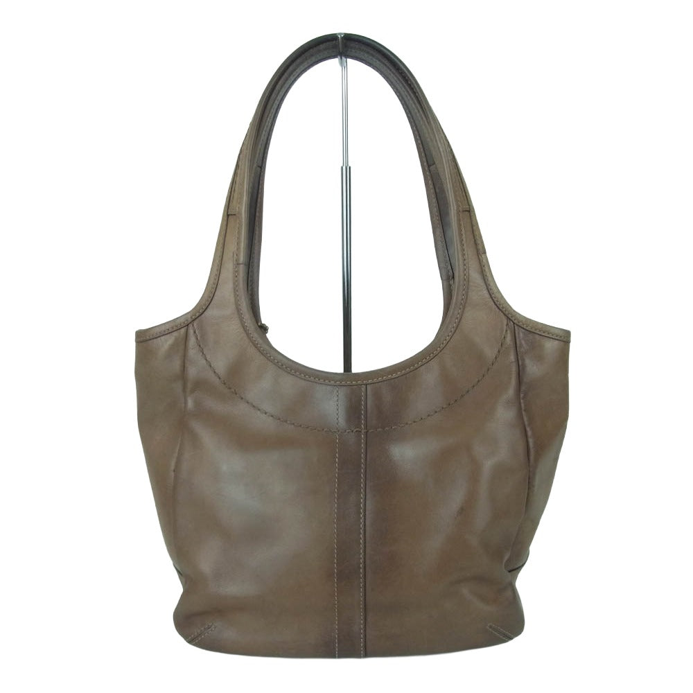 COACH コーチ H0769-11285 オールドコーチ エルゴ レザー トート ハンド バッグ ブラウン系【中古】