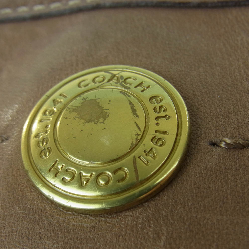 COACH コーチ H0769-11285 オールドコーチ エルゴ レザー トート ハンド バッグ ブラウン系【中古】