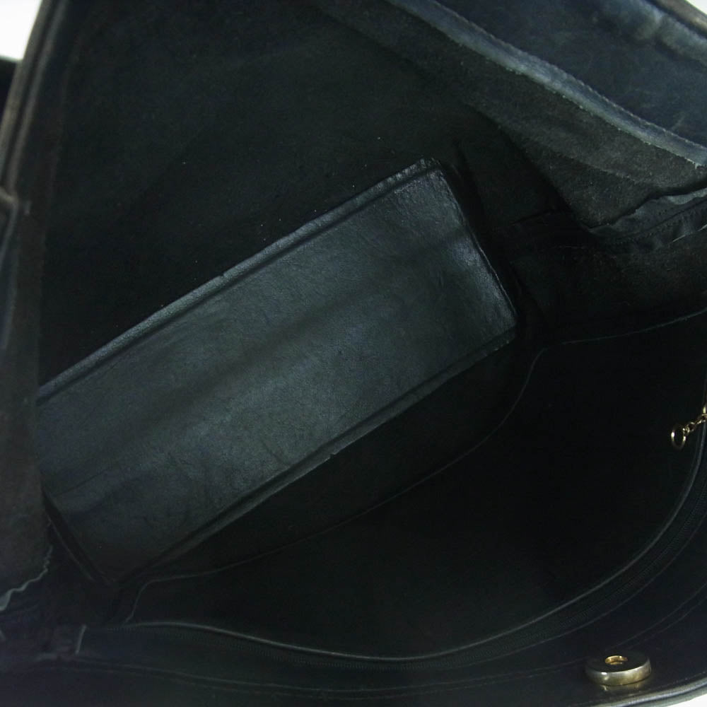 COACH コーチ E6H-4140 オールドコーチ レザー トート バッグ ブラック系【中古】