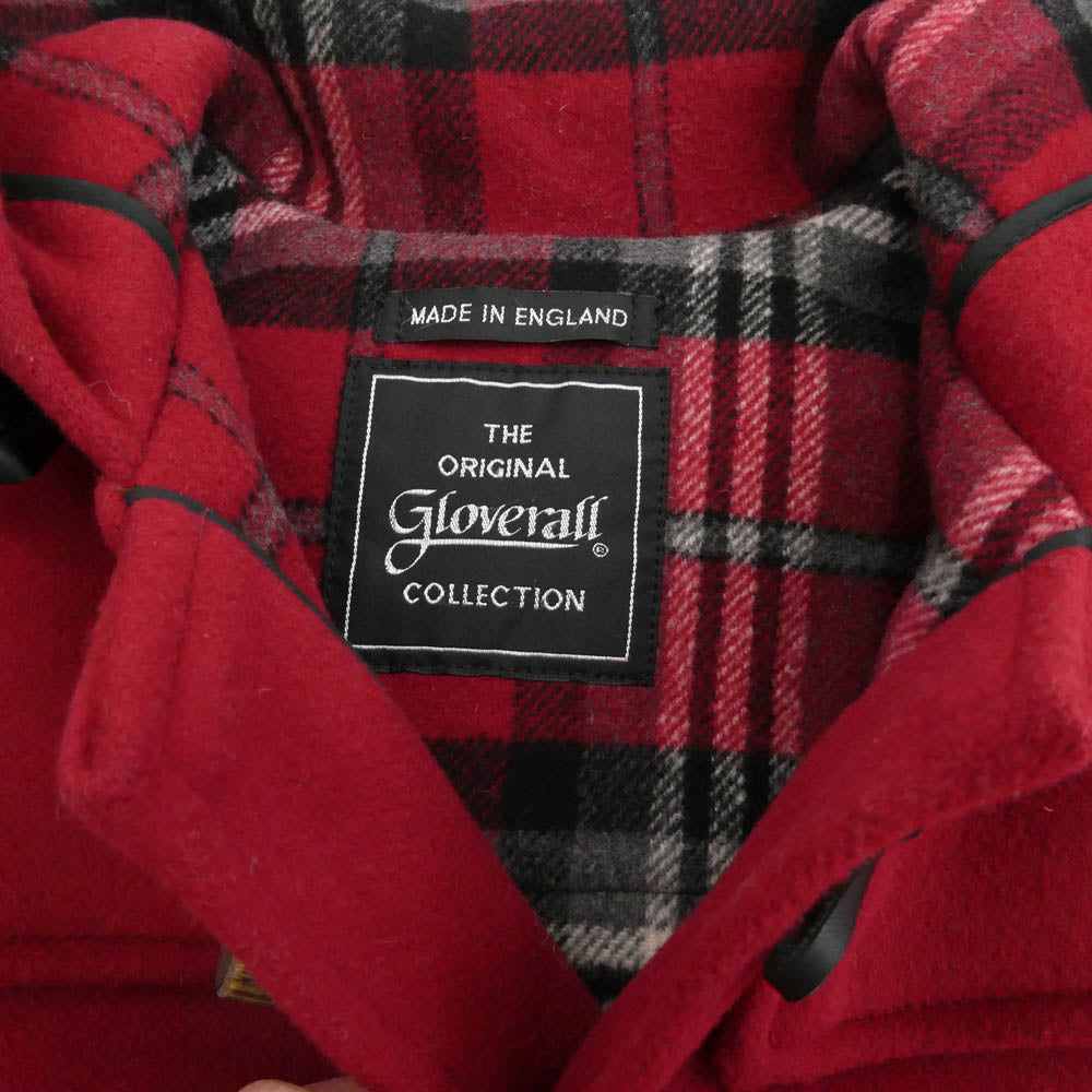 Gloverall グローバーオール 英国製 ウール ダッフル コート レッド系 M【中古】